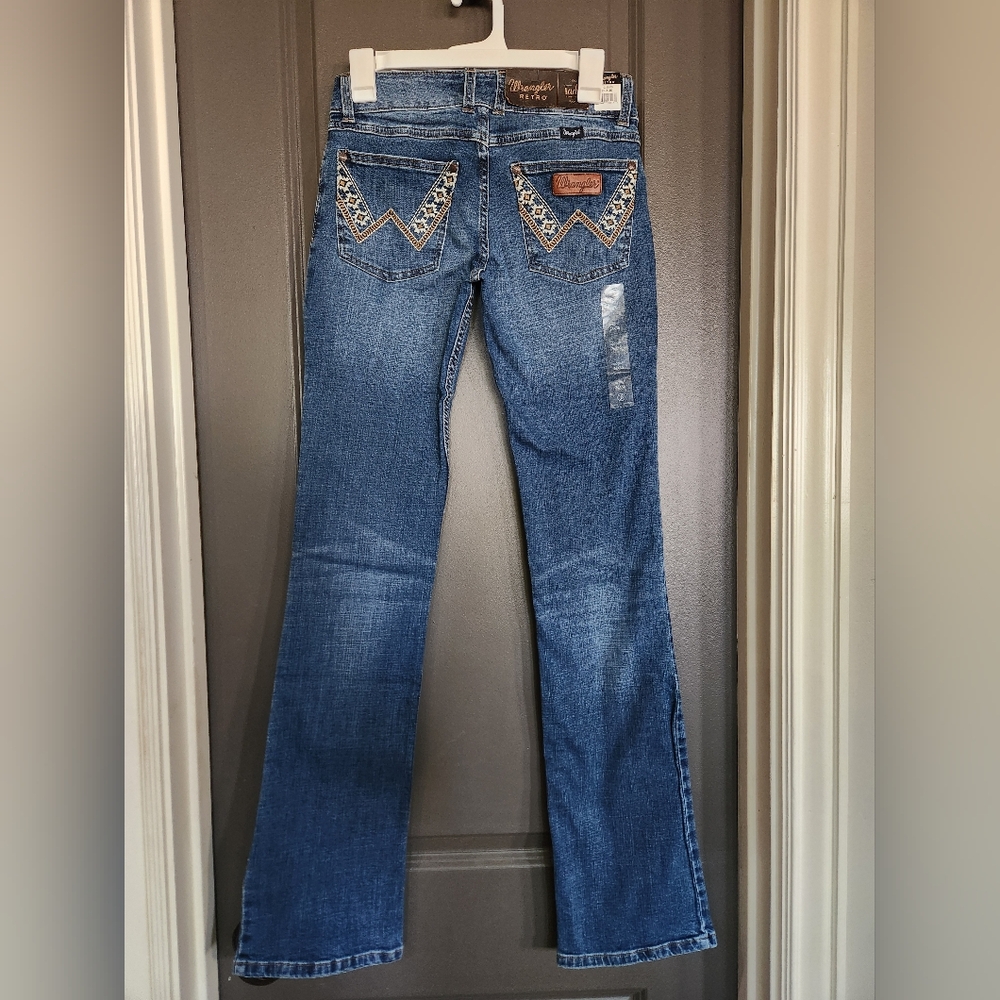 New Wrangler Women's Retro Sadie low Rise Bootcut Jeans Size 26 / 36